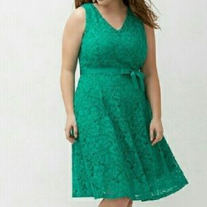 Lane Bryant size 26 dress Teal Turquoise